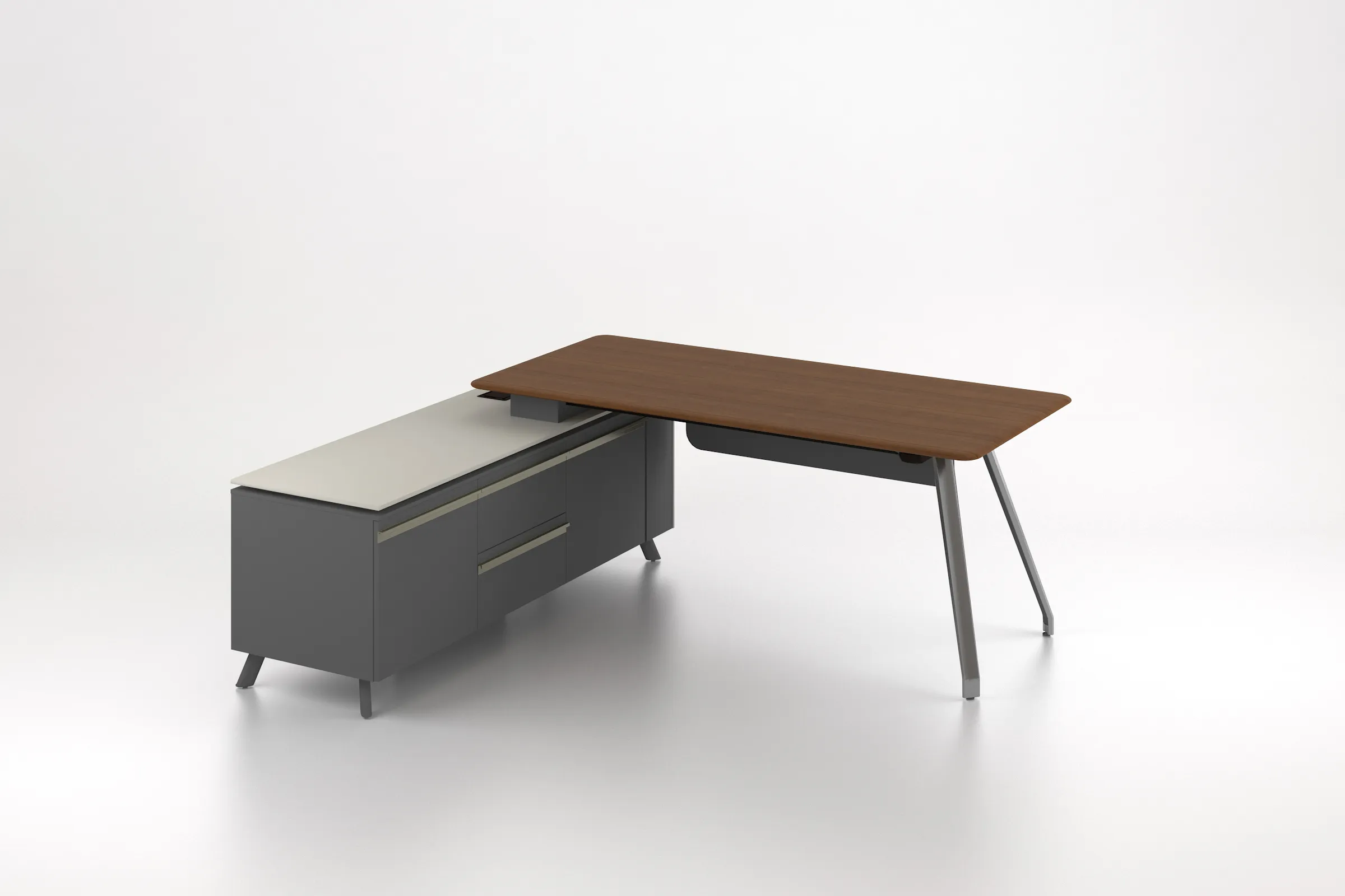 Gaddi Executive Desk Left (2m)