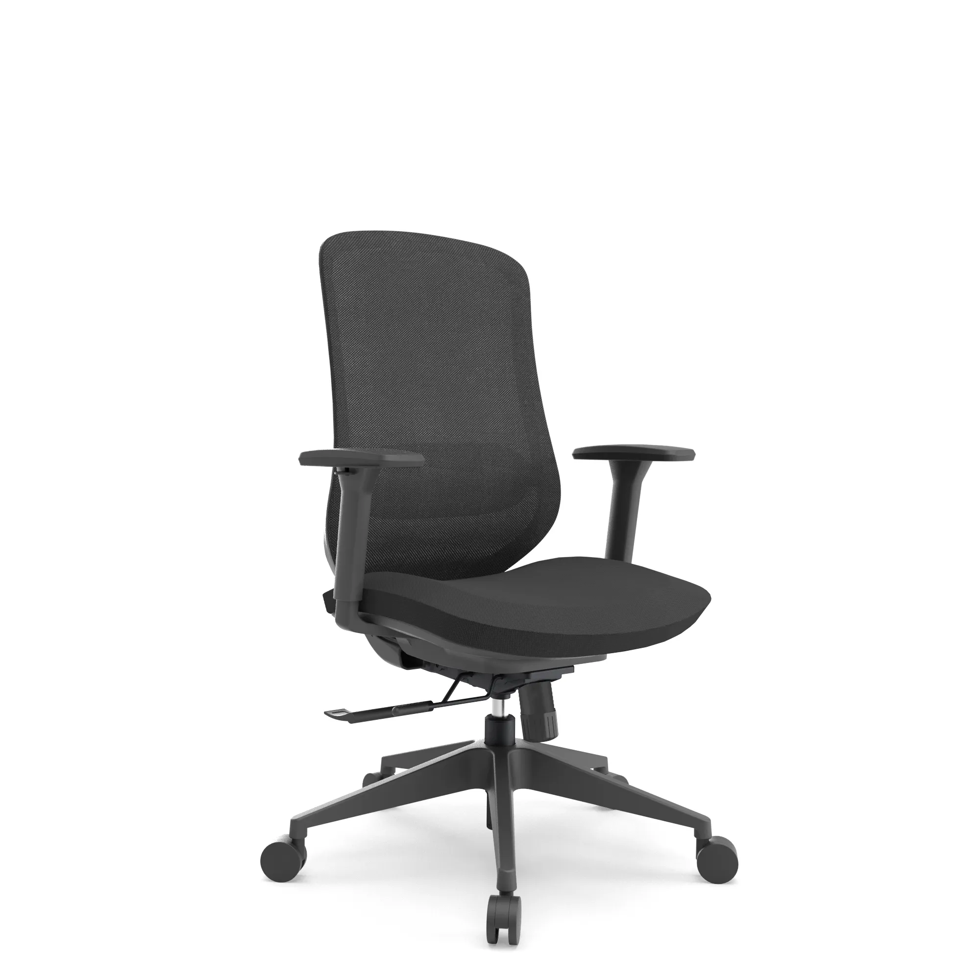 Y3 Mid-Back Chair Black Frame